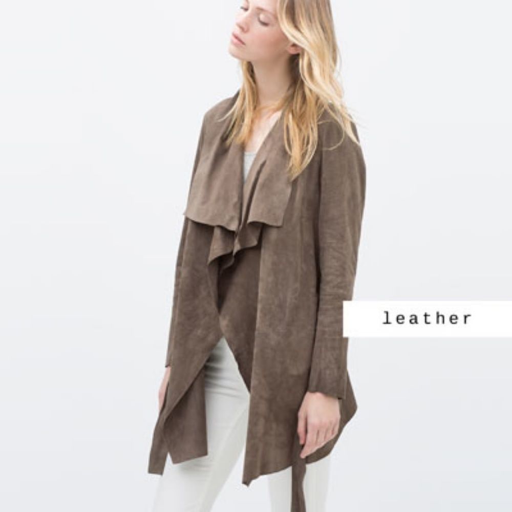 Grey Goat Leather (Suede) Jacket